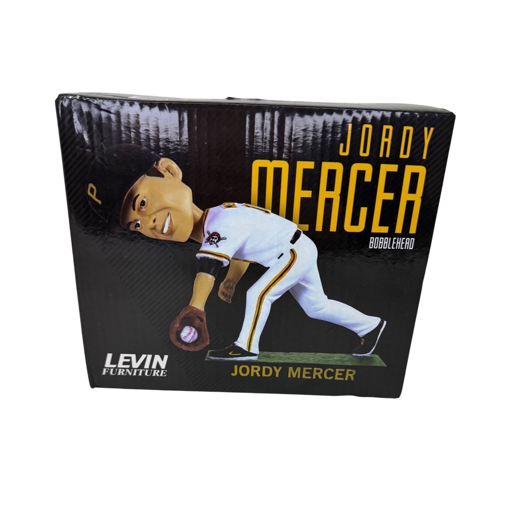 Pittsburgh Pirates Jordy Mercer Bobblehead‎ Levin Furniture SGA MLB Baseball NIB